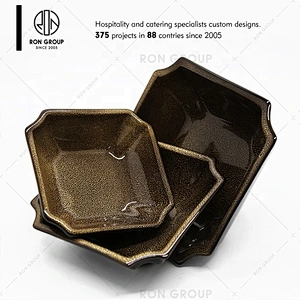 New Design Ceramic Dinner Bowl Plate Set for Restaurant