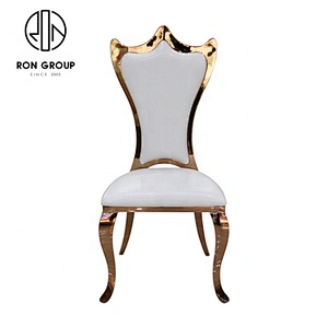 Modern Customized Beautiful Stainless Steel Dining Chair For Banquet