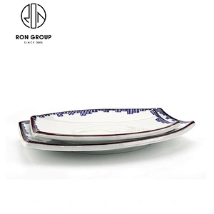 Wholesale Restaurant Ceramic Dinner Serving Plates Set