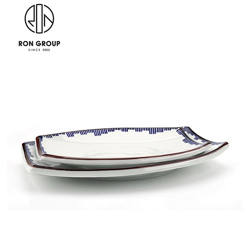 Wholesale Restaurant Ceramic Dinner Serving Plates Set