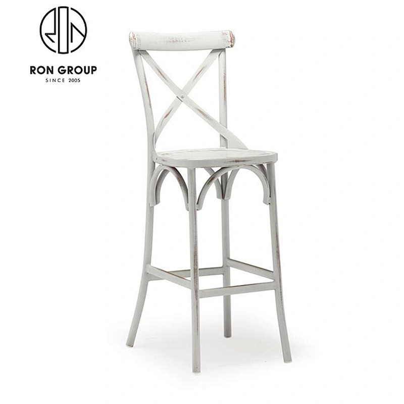 Wholesale Cross Back Industrial Bar Chair