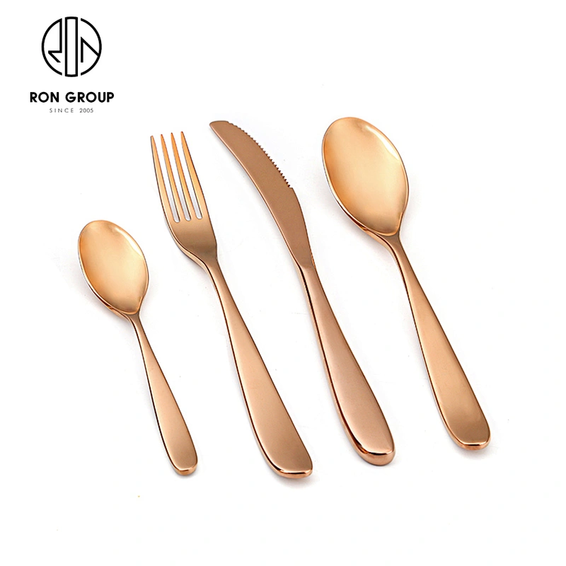 Wholesale Western Style Stainless Steel Cutlery Tableware Set For Restaurant