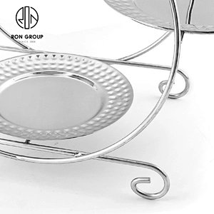 Table Decoration Food Display 4-Layer Metal Multi-Layer Fruit Plate