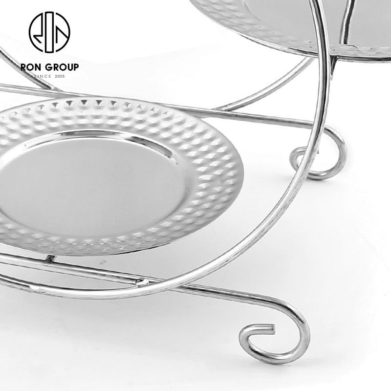 Table Decoration Food Display 4-Layer Metal Multi-Layer Fruit Plate