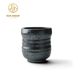 Manufacturer wholesale coffee ceramic black matt mug cup