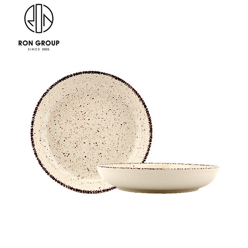 Hot Sale Restaurant Crockery Tableware Ceramic Plate