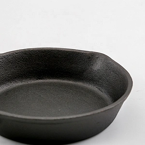 Home Kitchen Lightweight Round Portable Cast Iron Fry Pan