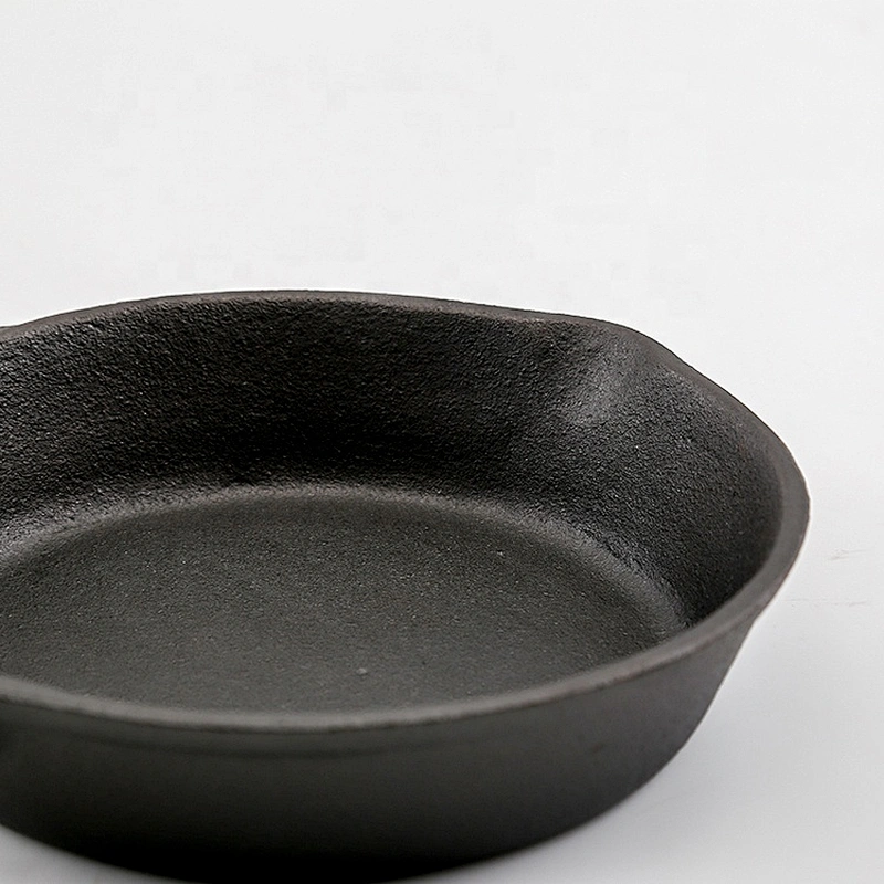 Home Kitchen Lightweight Round Portable Cast Iron Fry Pan