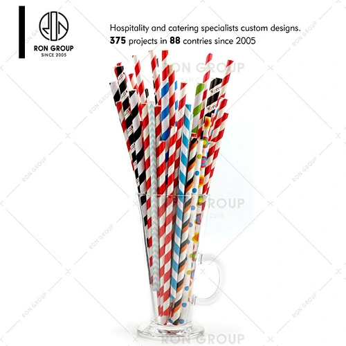 Colorful Eco-Friend Hot Sale Drinking Straw for Bar Restaurant