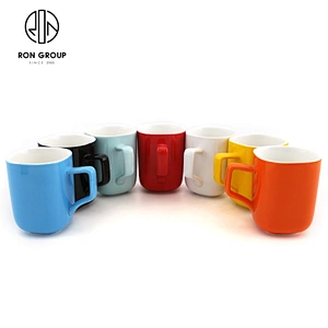 Hotel Restaurant Use Food Grade Ceramic Coffee Cup Travel With Handle