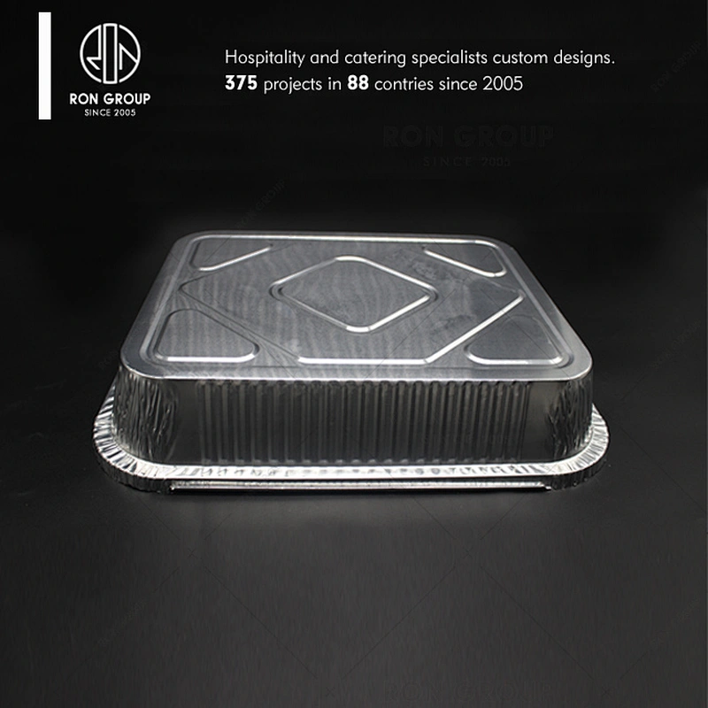 High Quality Disposable Microwave Pie Pans Aluminium Foil Container