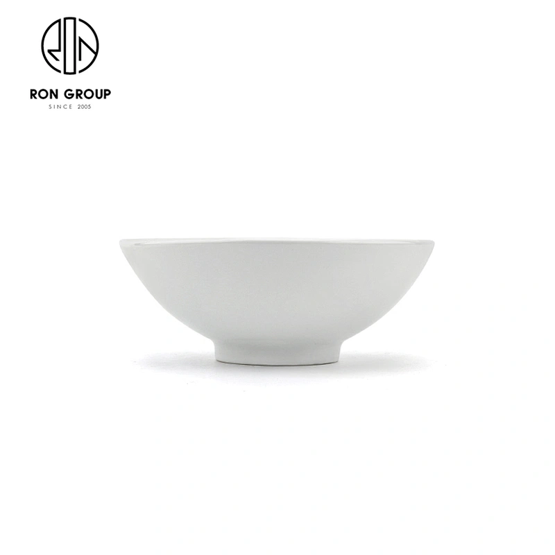 Hotel 4.75 Inch Tableware Soup Bowl High Strength Porcelain Round Rice Bowl