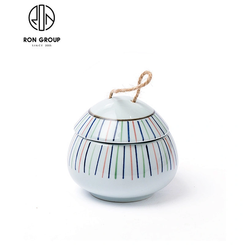 Hot Sale Retro Colorful Painting Ceramic Dinner Bowl