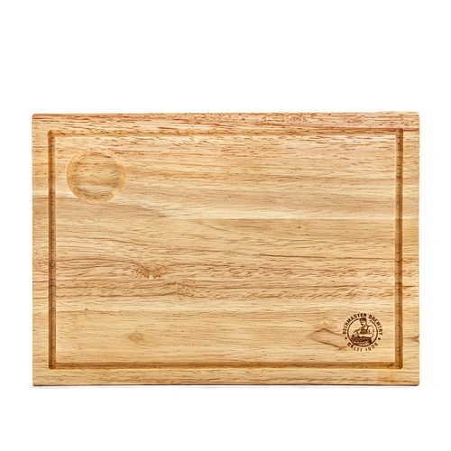 Wholesale Restaurant Custom Logo Carving Oak Wooden Rectangle Serving Board