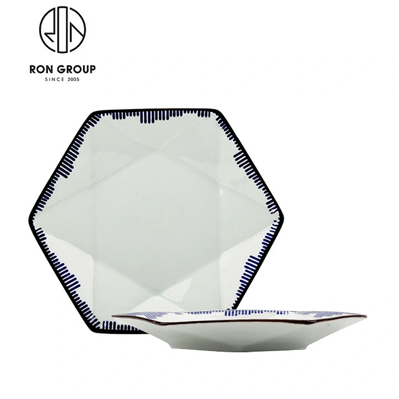 Hotel Restaurant Modern Round Ceramic Plate