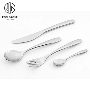 Hot Sale 4pcs Silver Flatware Tableware Stainless Steel Cutlery Set
