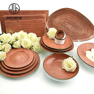 High Quality High End Potable Dinnerware Cheap Round Dinner Plates