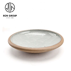 Customized 8 Inch Good Quality Round Custom Plate Ceramic