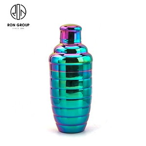 Metal Color Drink Cocktail Shaker Stainless Steel Cocktail Mixercolorful Cocktail Shaker