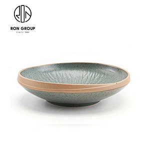 Stylish Restaurant Universal Irregular Shape Round Soup Plate