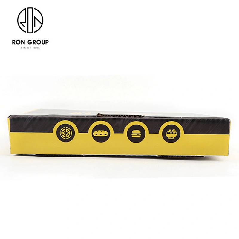 Disposable Rectangle Food Grade Corrugated Take Away Pizza Paper Box
