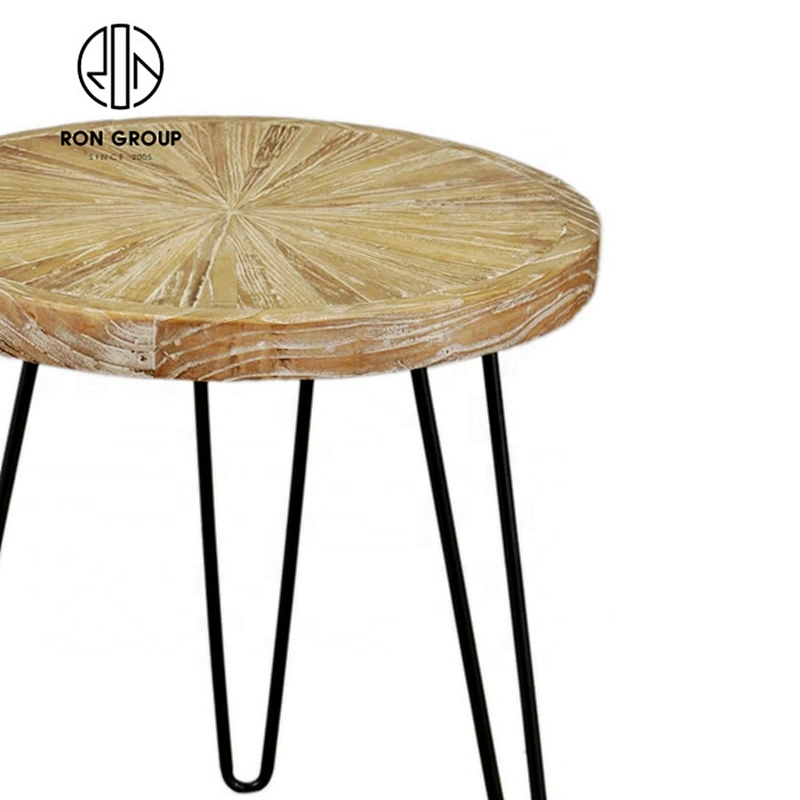 Customized High Quality Wooden Portable Dining Room Round Table