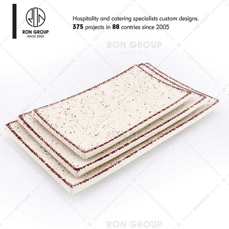Wholesale White Round Ceramic Dinner Plate For Restaurant