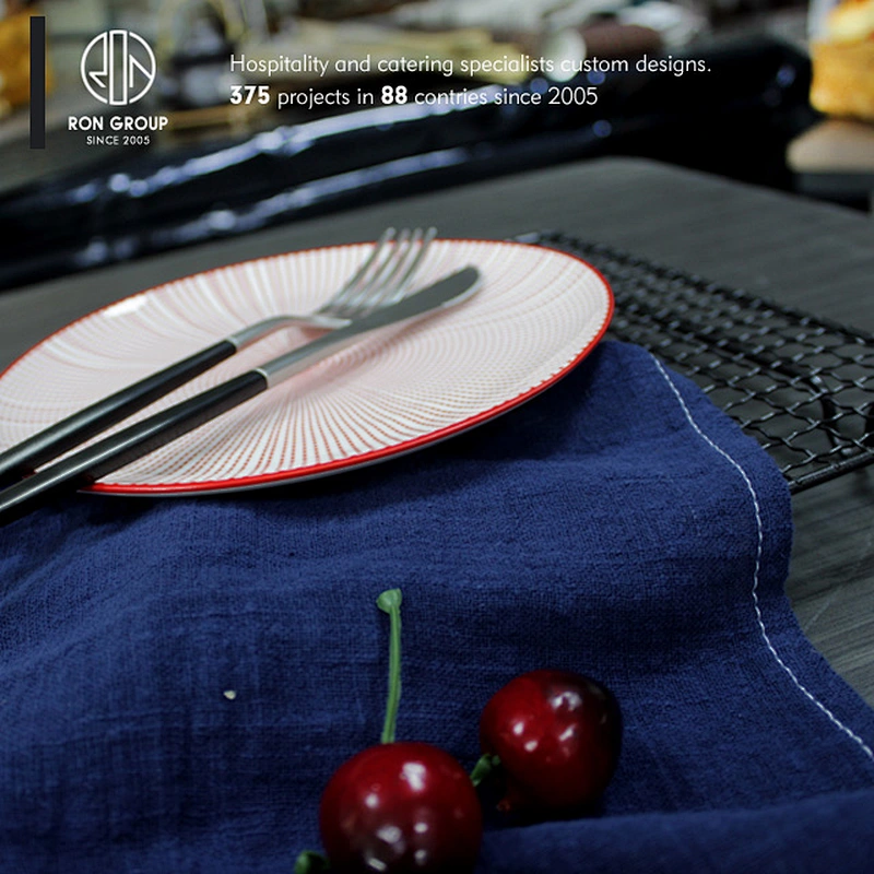 Crockery round dinner ceramic plates set
