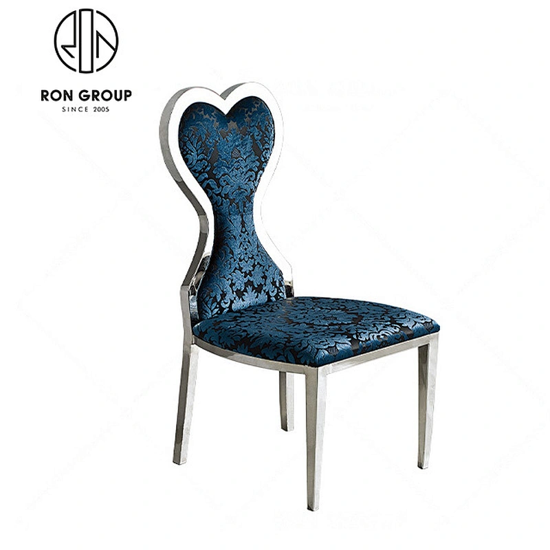 High quality stainless steel leather restaurant chair