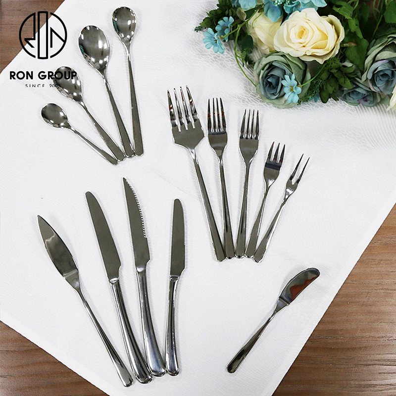 Wholesale Good Quality Custom Logo Restaurant Stainless Steel Cutlery Set