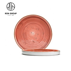 Customized Portable Bulk Restaurant Dinnerware Round Plate
