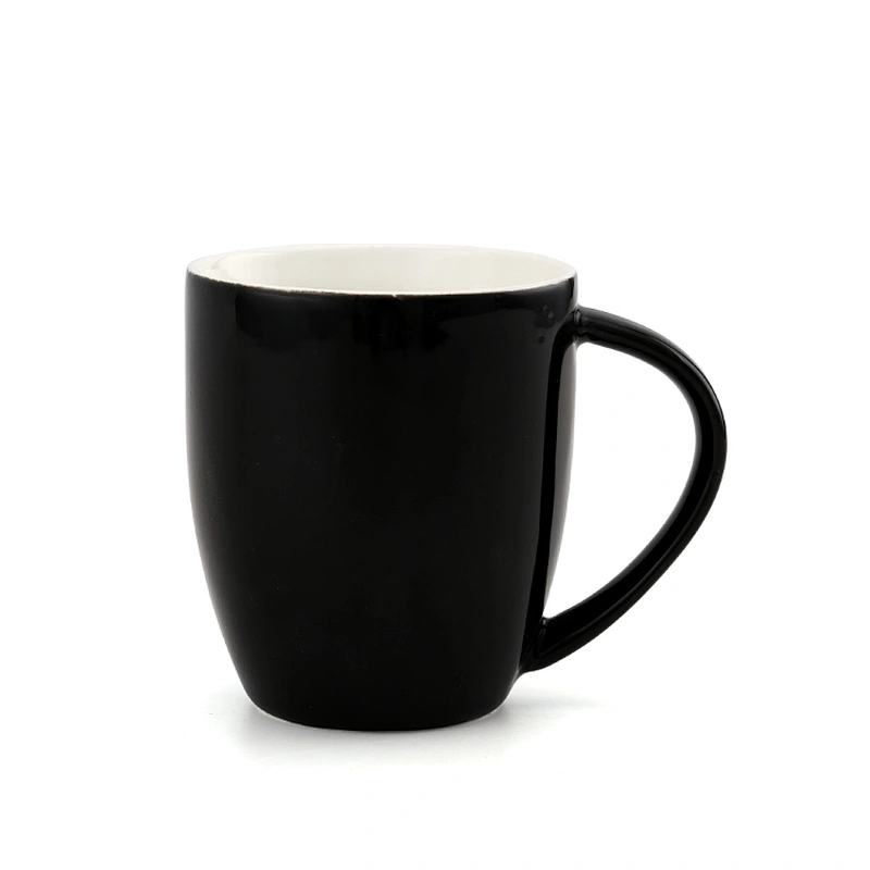 Custom 380ML Handmade Cup Coffee Porcelain Ceramic With Handle