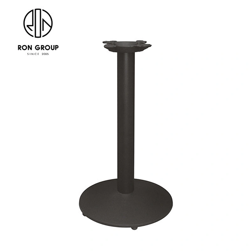 square black cast iron metal dining table base legs  for restaurant furniture