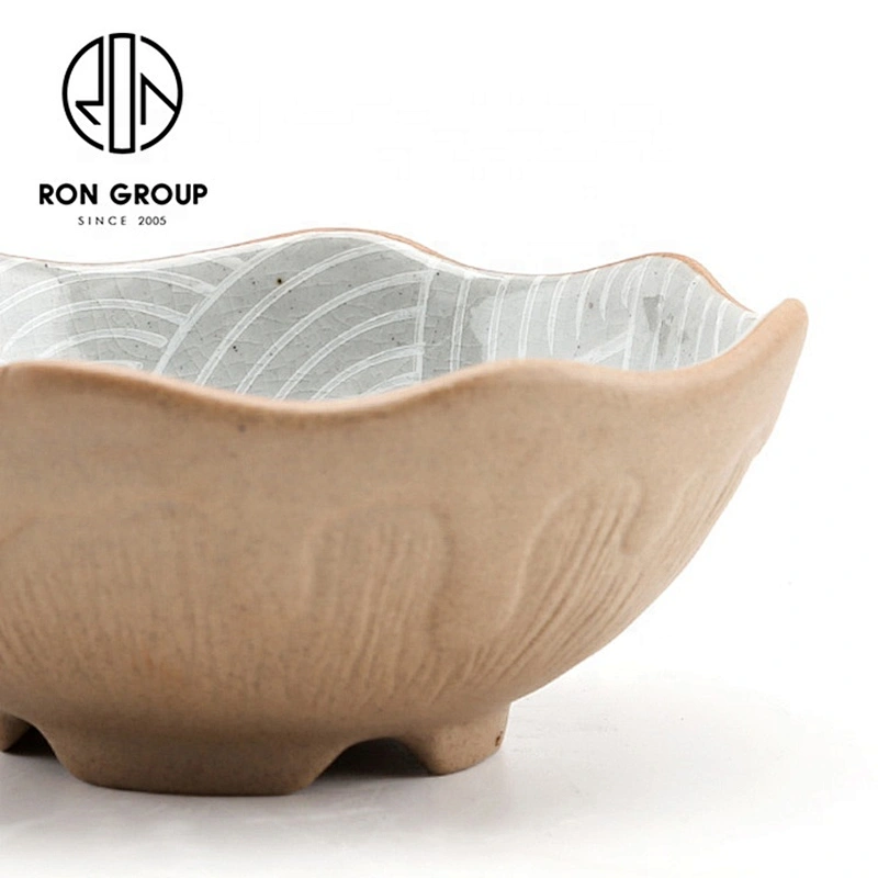 Lightweight Large Capacity Irregular Special Shape Round Bowl