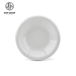 Wholesale 10 Inch Porcelain Dinnerware White Round Porcelain Plate For Hotel