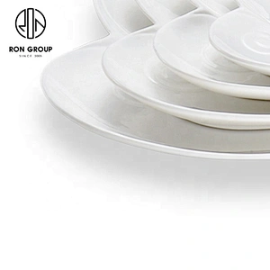 Lovely Ceramic Heart Shape  Plate Tableware For Restaurant And Hotel