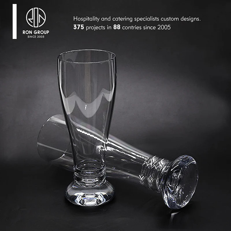 Approved food grade restaurant pub plastic pilsner beer mug