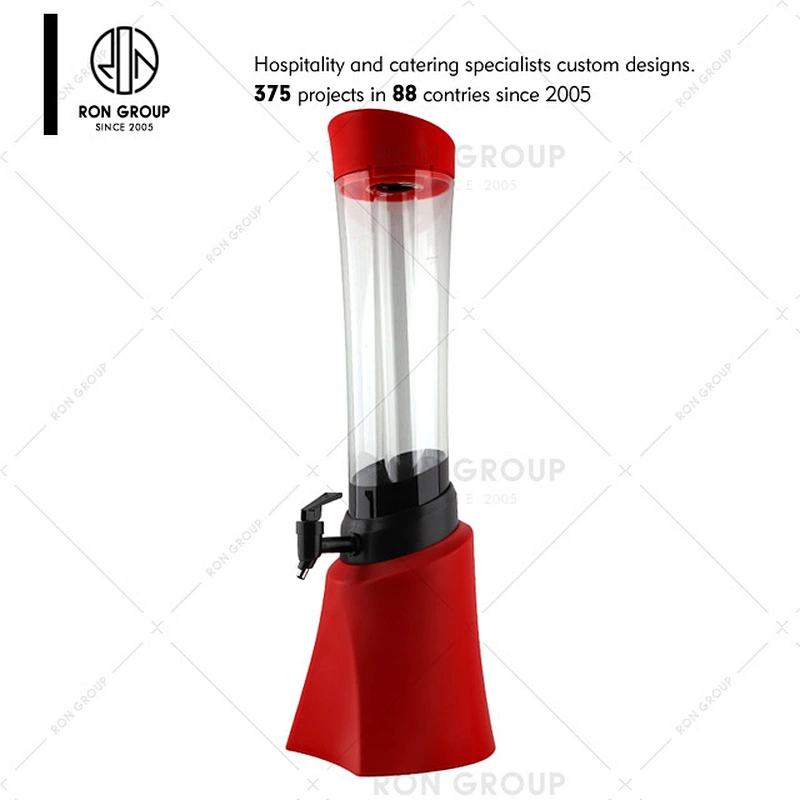 Custom logo bar restaurant plastic 3L beer water dispenser