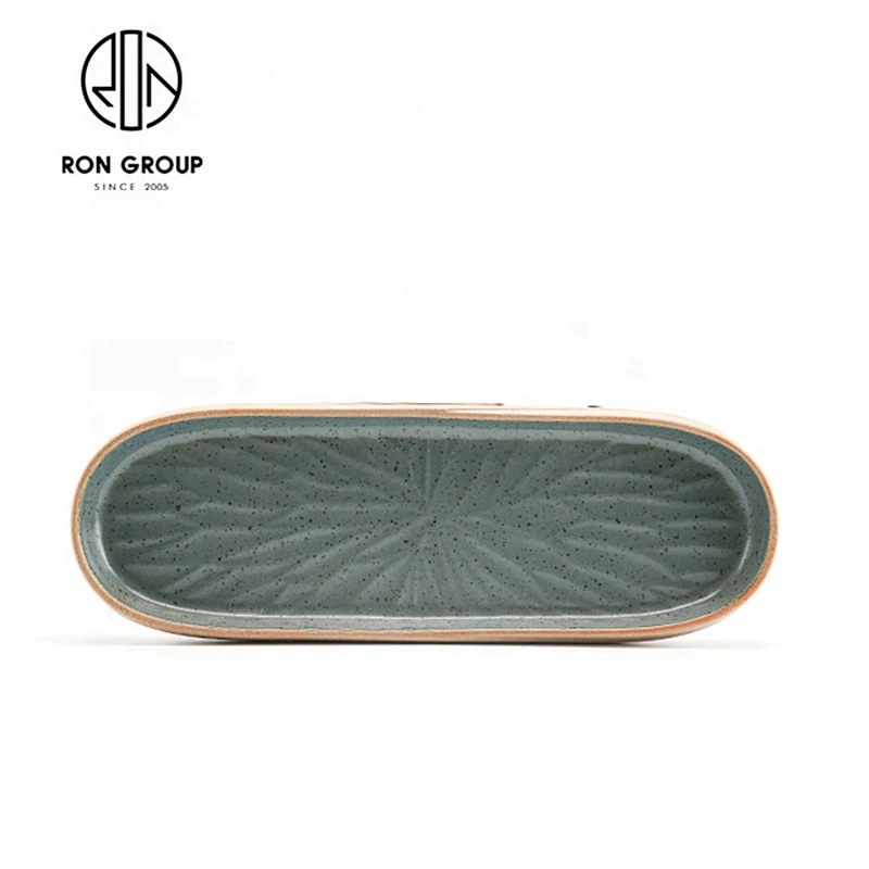 Restaurant 12 Inch 14 inch 16 Good Quality Inch Oval Strip Plate