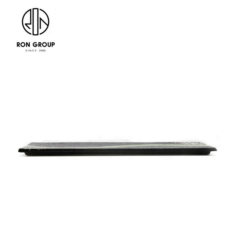 Restaurant General Cutlery Set Marbling S-Shaped Strip Plate