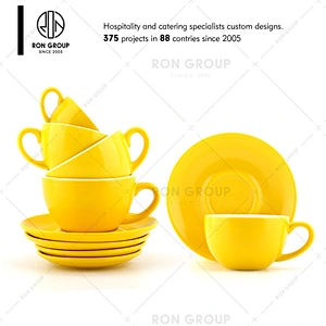 Restaurant Coffee Shop Black Ceramic Coffee Cup