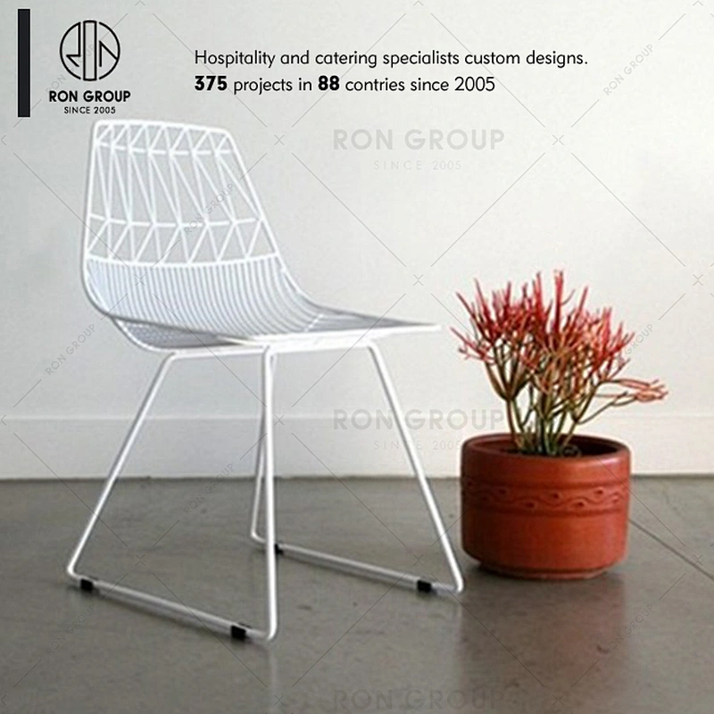 Elegant Modern Garden Furniture Wrought Iron Chair