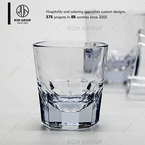 High Quality Reusable Kitchen Drinkware Water Cup Clear Rock Plastic Cups