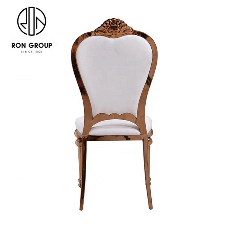 Restaurant Wedding Chairs Modern Stainless Steel Dining Chair