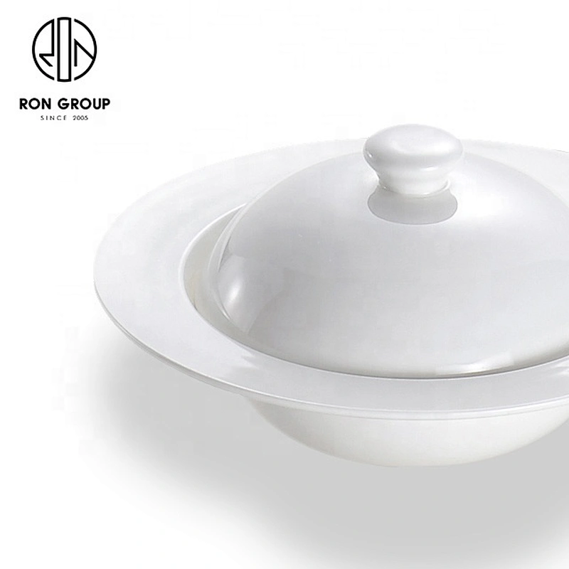 Wholesale Restaurant Dedicated 7 Inch Round Ceramic Soup Bowl