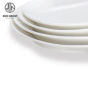 High Quality Unique Design Restaurant And Hotel Oval Soup Plate
