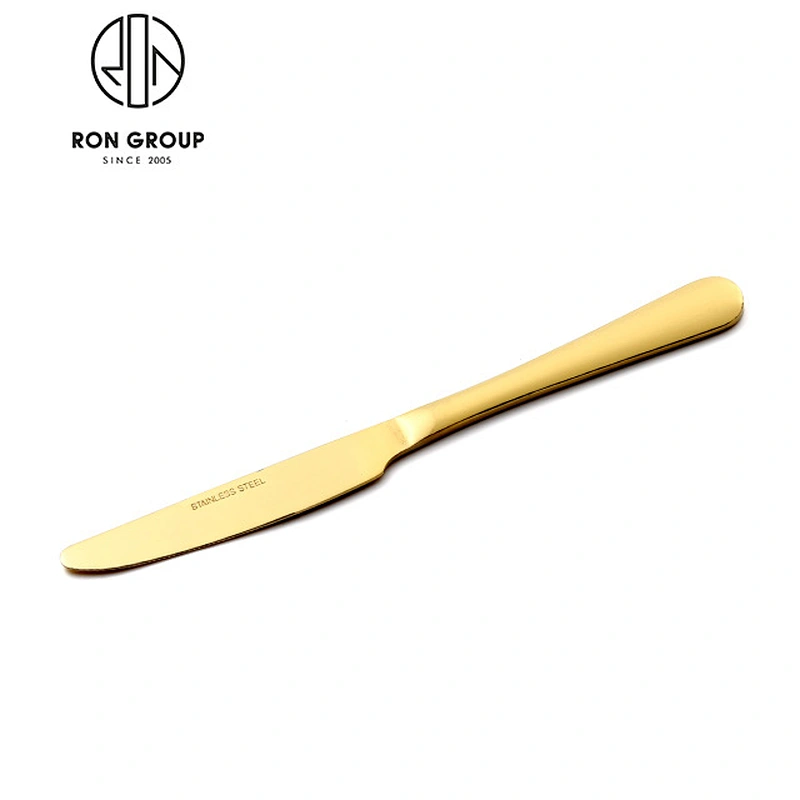 Hotel Restaurant Gold Color Steak Knife
