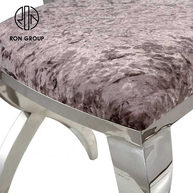 New Design Good Quality Dining Stainless Steel Restaurant Chair