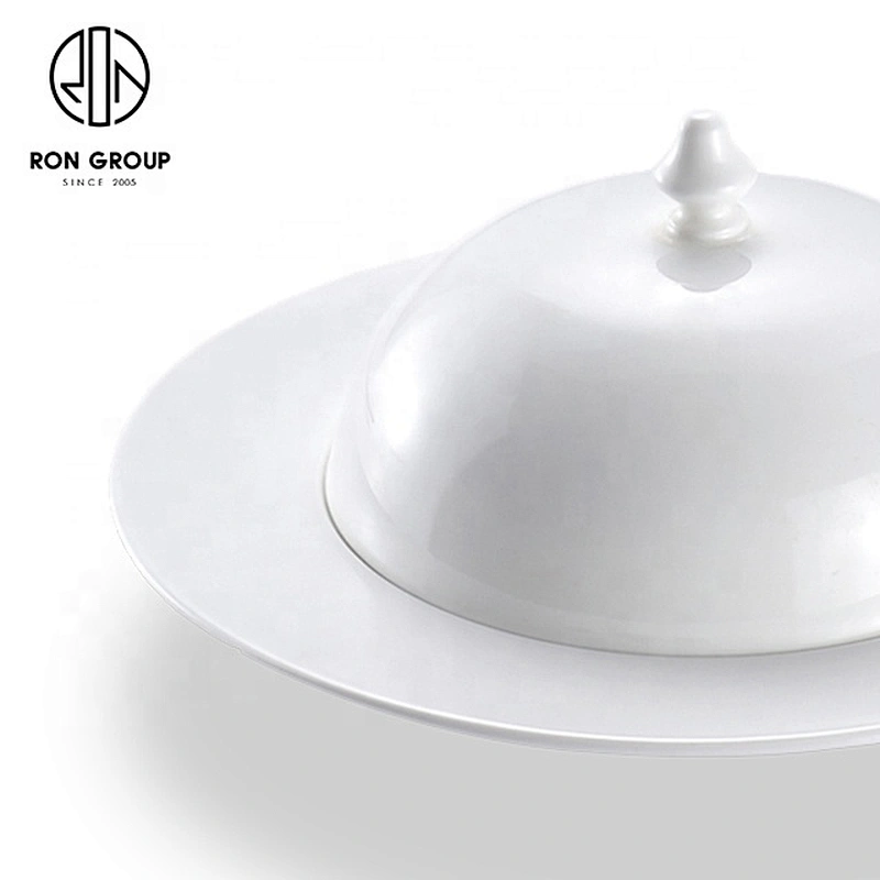 Restaurant Round Tableware Ceramic White Customized Soup Bowl
