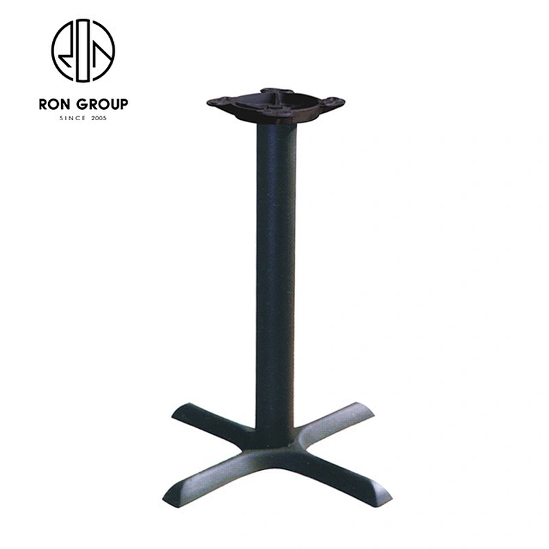 square black cast iron metal dining table base legs  for restaurant furniture